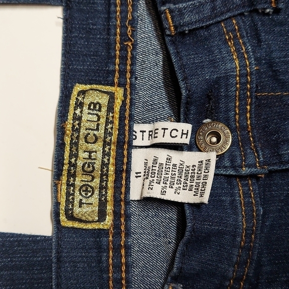 Tough Club Flare Jeans Stretch Size 11 - Picture 5 of 10